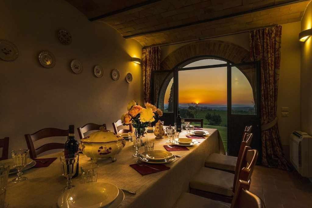 Villa I Cipressini Piscina Riscaldata Spa Toscana Pienza Eksteriør bilde