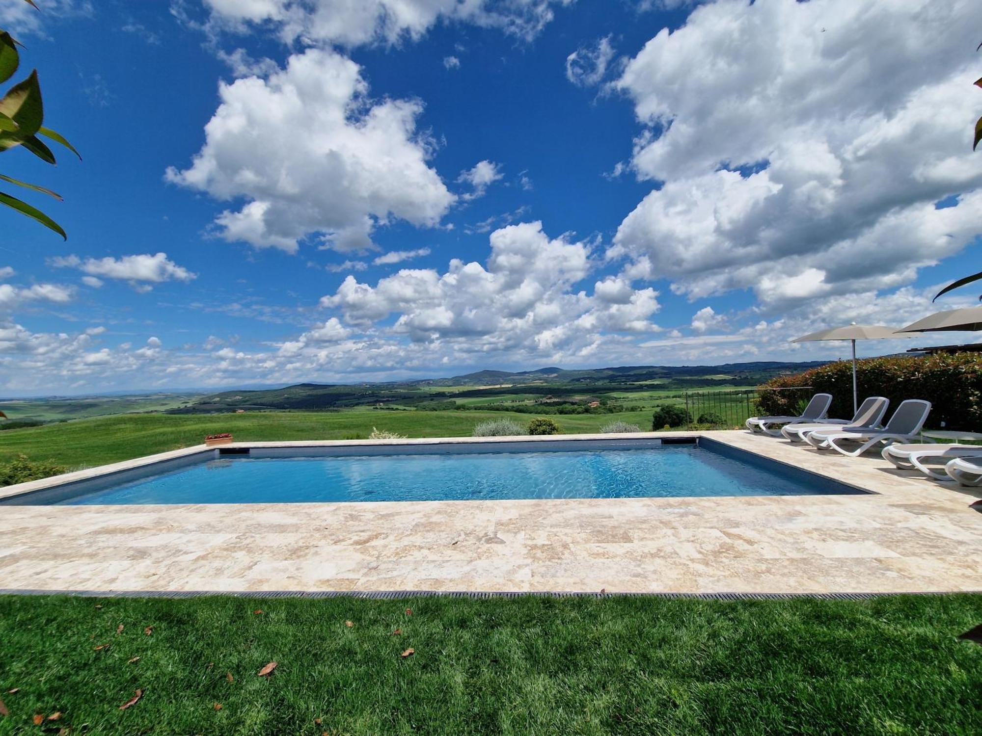 Villa I Cipressini Piscina Riscaldata Spa Toscana Pienza Eksteriør bilde