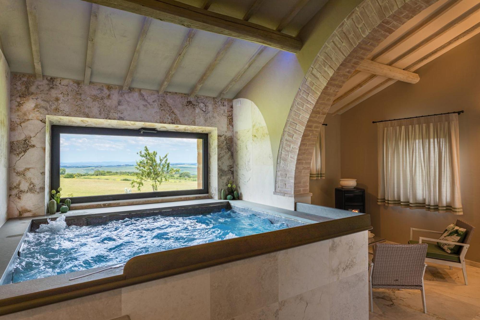Villa I Cipressini Piscina Riscaldata Spa Toscana Pienza Eksteriør bilde